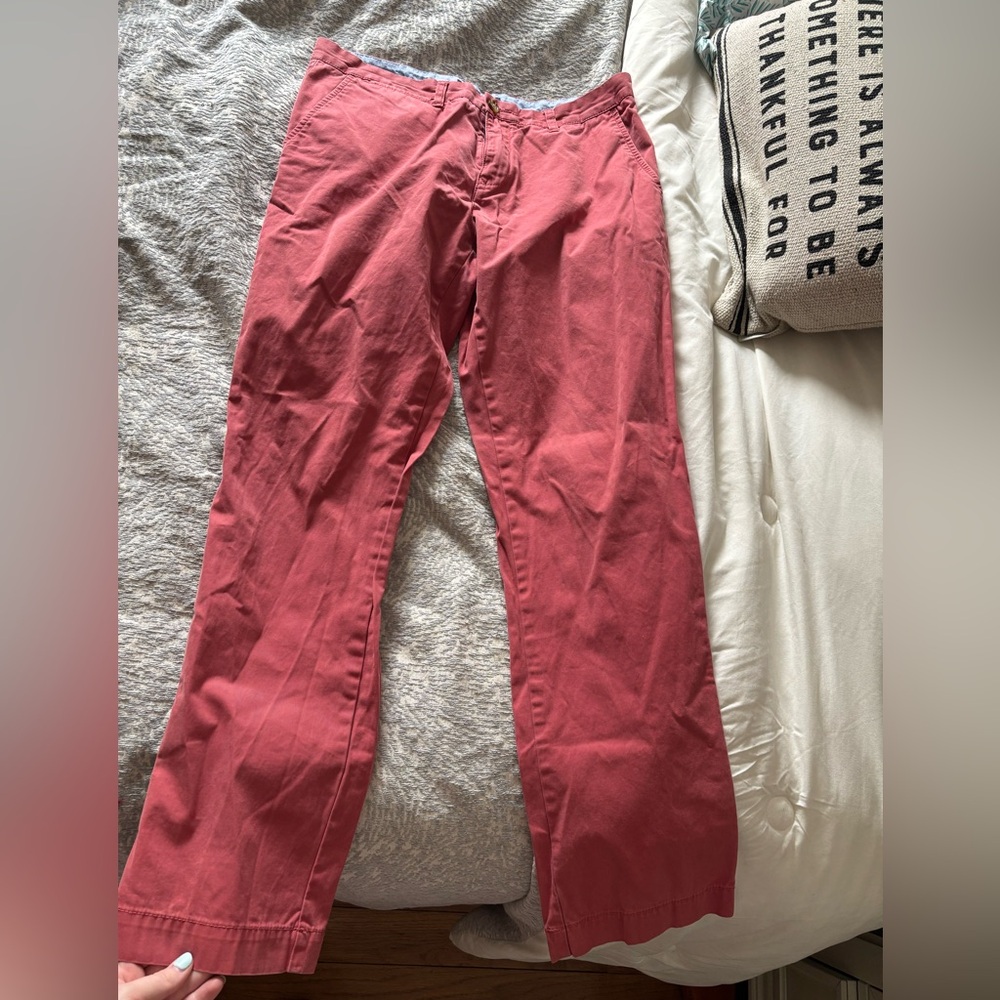 Men's Coral Tommy Hilfiger Pants